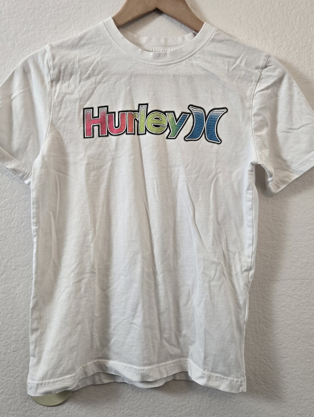 Hurley Boys White Short-sleeve Multicolor Logo T-shirt